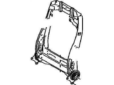 Toyota 71014-0R030 Frame Sub-Assembly, Front Seat