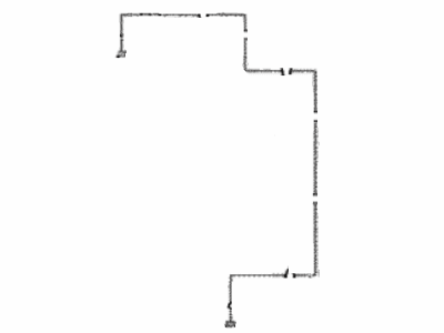 Toyota 47312-02680 Tube, Front Brake, NO.2