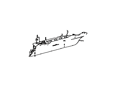 Toyota 73900-02070-C0 Air Bag Assembly, Instrument