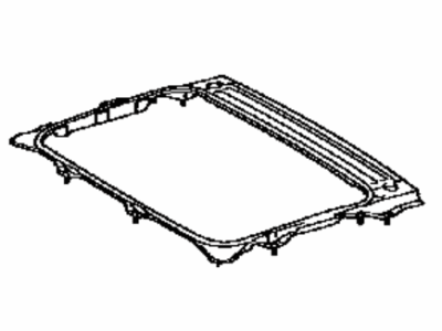 Toyota 63142-02081 Reinforcement, Roof Panel