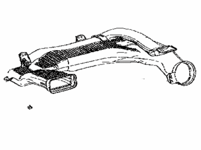 Toyota 55086-02430 Duct Sub-Assembly, HEATE