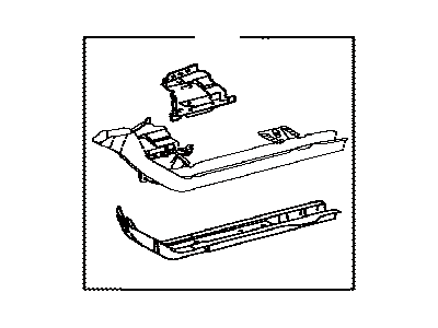 Toyota 57107-02905 Reinforce Sub-Assembly, Front Si