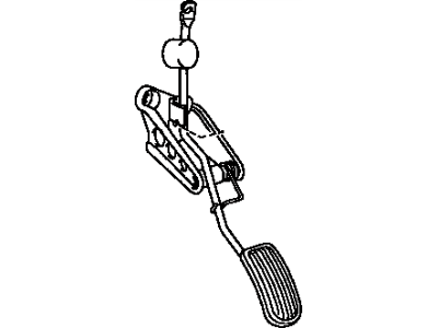 Toyota 78120-89136 Rod Assembly, Accelerator Pedal