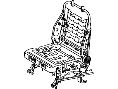Toyota 71120-52550 Frame Assy, Front Seat W/Adjuster, LH