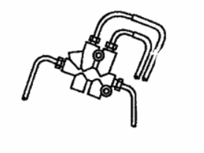 Toyota 47322-52200 Tube, Rear Brake