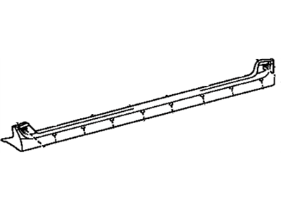 Toyota 75851-52010-A1 Moulding, Body Rocker Panel, RH