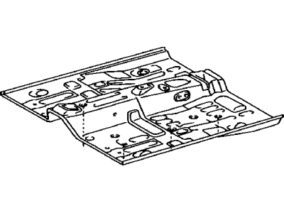 Toyota 58111-52908 Pan, Front Floor