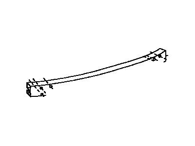 Toyota 52023-52100 Reinforcement Sub-Assy, Rear Bumper