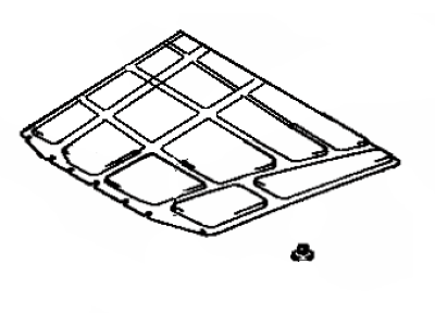 Toyota 53341-14110 Insulator, Hood