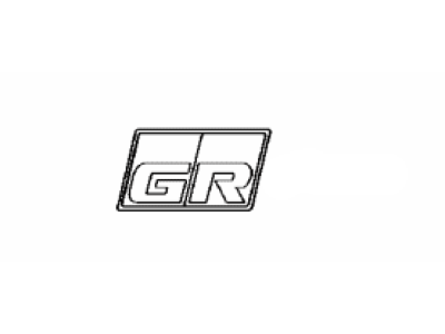 Toyota GR Supra Emblem - 75430-WAA01