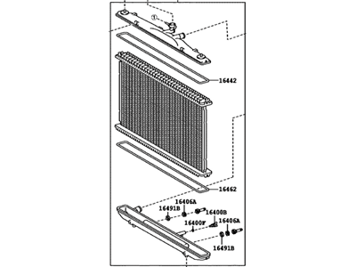 2017 Toyota Sienna Radiator - 16041-0P270