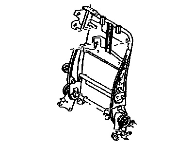 Toyota 71018-08051 Frame Sub-Assembly, Rear S