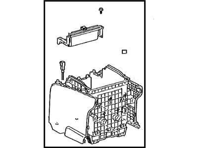 Toyota Sienna Center Console Base - 58801-08030-C0