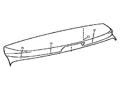 2019 Toyota Sienna Spoiler - 76871-08901