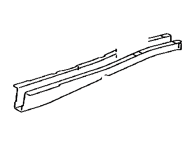 Toyota 57417-08020 Reinforcement, Front Floor Under, RH