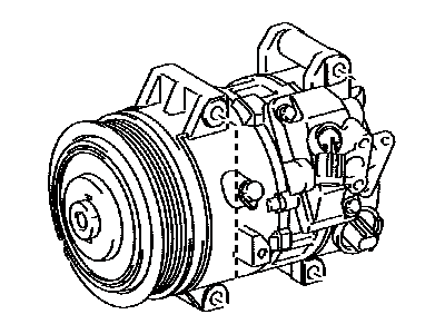 Toyota 88310-08083 Compressor Assembly, W/P