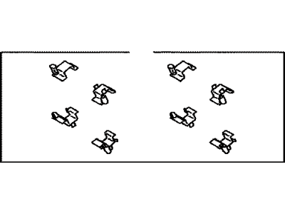 Toyota 04948-48050 Fitting Kit,Disc Bra