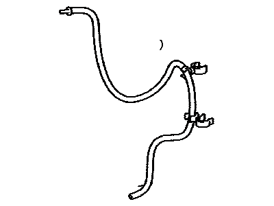 Toyota 25760-31020 Hose Assembly, Vacuum Tr