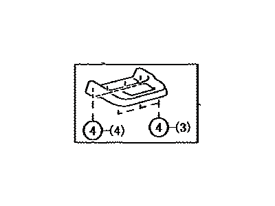 Toyota 55479-08040-E0 Cover, Instrument, Lower