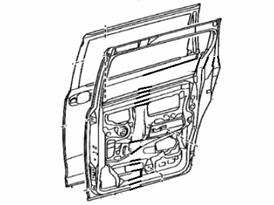 Toyota 67004-08130 Panel Sub-Assembly, SLID