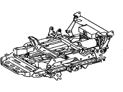 Toyota C7004-45016 Lift Unit, Rear Seat