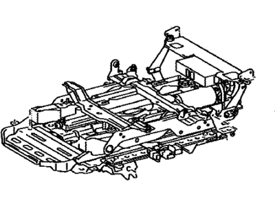 Toyota C7004-45015 Lift Unit, Rear Seat