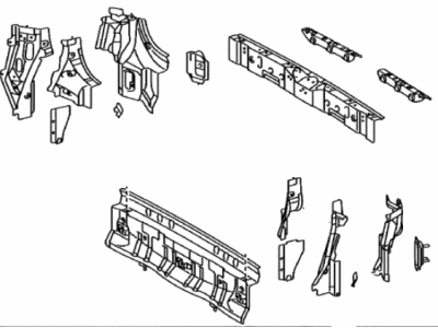 Toyota 58302-08020 Panel Sub-Assembly, Lower