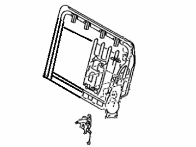 Toyota 79204-08040 Frame Sub-Assembly, NO.2