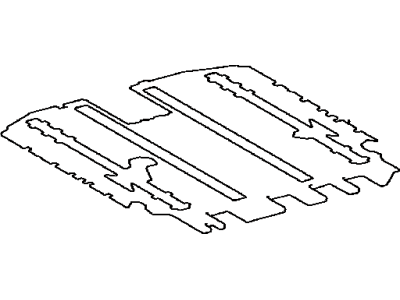 Toyota 58651-08051 Sheet, Rear Floor SILENCER