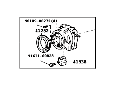 Genuine Toyota Coupling Sub Assembly, E