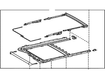 Toyota 63203-08031 Housing Sub-Assembly, Sl