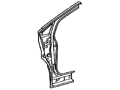 Toyota 61131-08031 Pillar, Front Body, Upper