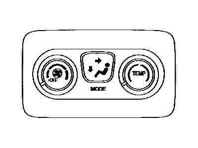 Toyota 55900-08120-E0 Control Assembly, Air Co