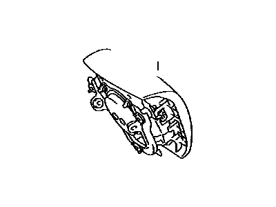 Toyota 45130-08070-E0 Pad Assembly, Steering W