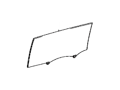 Toyota 62760-08061 Window Assembly, Slide D