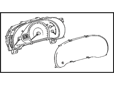 Toyota 83800-08360 Meter Assembly, Combination