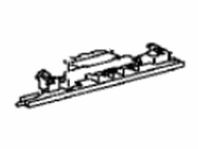 Toyota 72105-08010 Rail Sub-Assembly, Rear Seat