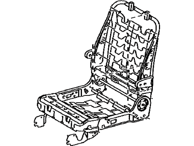 Toyota 71120-45010 Frame Assembly, Front Seat