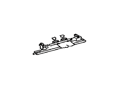 Toyota 72106-08010 Rail Sub-Assembly, Rear Seat