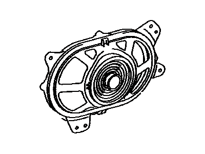 Toyota 86160-08160 Speaker Assembly, Radio