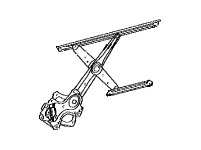 Toyota 69803-08020 Regulator Sub-Assembly