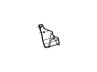 Toyota 52592-08020 Seal, Rear Bumper Side