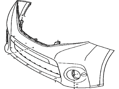 2011 Toyota Sienna Bumper - 52119-08902