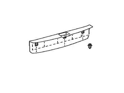 Toyota 67935-08020-E0 Plate, Back Door Scuff