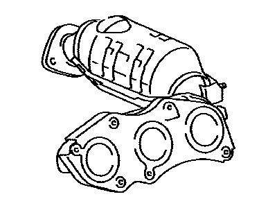 Toyota Highlander Catalytic Converter - 17140-0P330