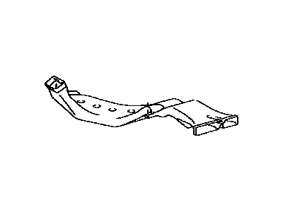 Toyota 87215-08060 Guide, Air Duct, Rear