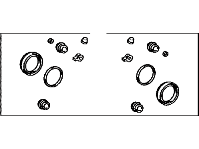 Toyota 04479-0E080 Cylinder Kit, Rear Dis