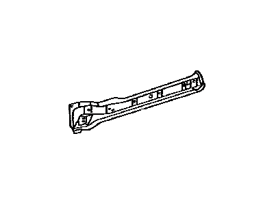 Toyota 61516-08010 Extension, Quarter Lock Pillar