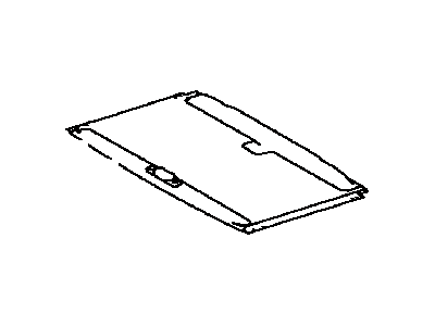 Toyota 63306-08020-E0 Trim Sub-Assembly, SUNSHADE