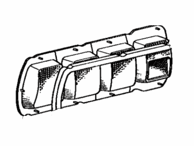 Toyota 81561-12330 Lens, Rear Combination Lamp, LH